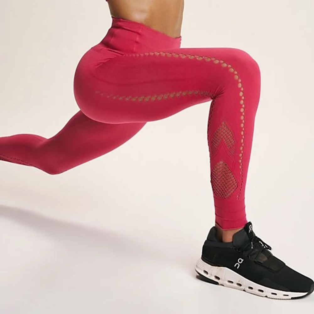 Free People FP Movement High-Rise Full-Length Running Through My Mind Leggings